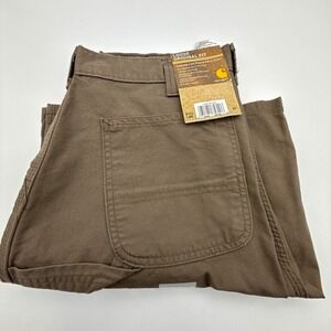 Carhartt Mens Canvas Cell Phone Work Shorts Size 32‎ Loose Original Fit LBR